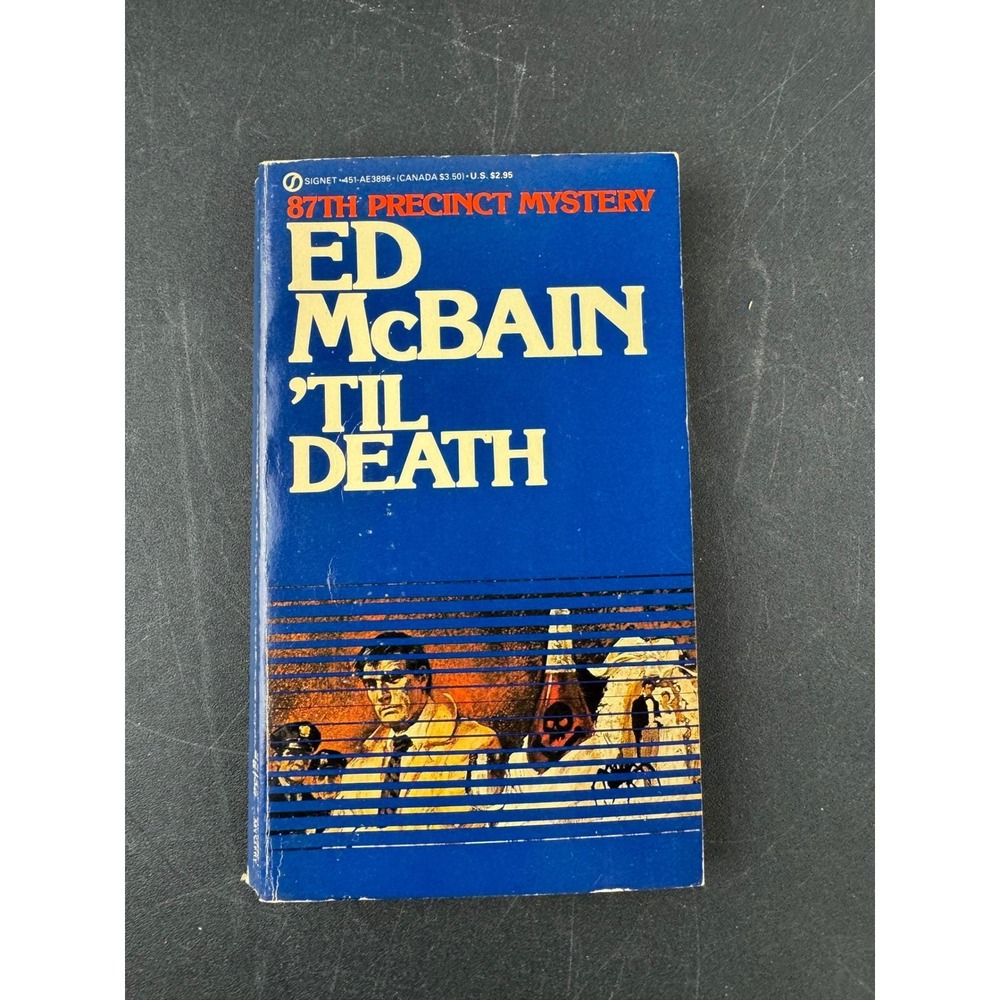 Til Death Ed McBain 87th Precinct Mystery Vintage Paperback 1975 Signet Book